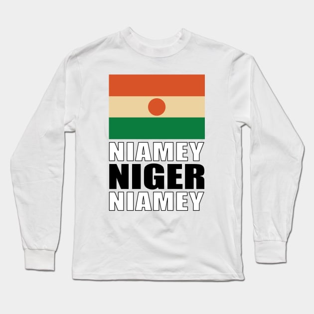 Flag of Niger Long Sleeve T-Shirt by KewaleeTee